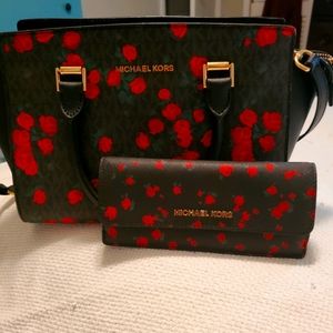 Michael Kors purse and wallet